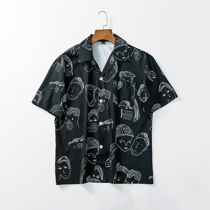 Asher | Abstract Print Resort Shirt