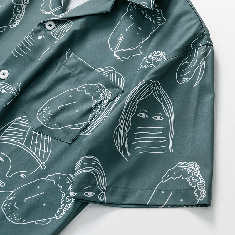 Asher | Abstract Print Resort Shirt