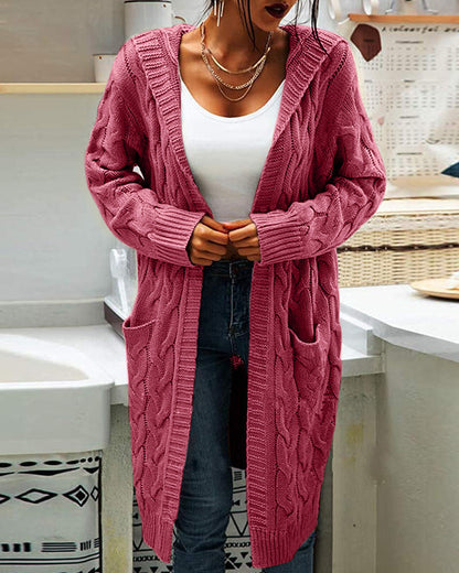 Junivelle | Cable Knit Longline Cardigan