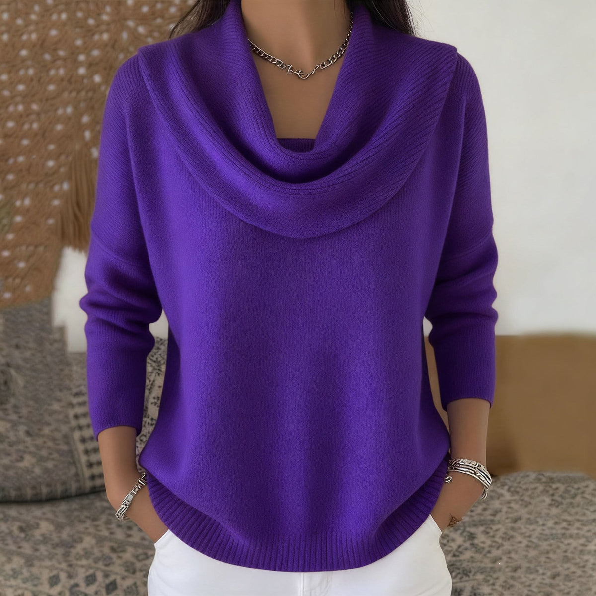 Rosamere | Luxe Cowl Neck Sweater