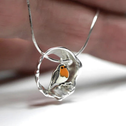 Faye | Nature Inspired Bird Pendant Necklace