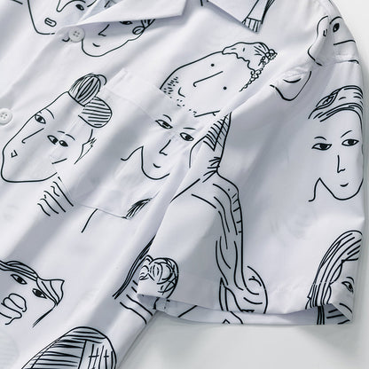 Asher | Abstract Print Resort Shirt