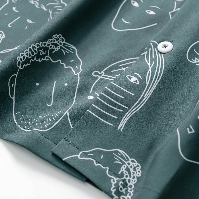 Asher | Abstract Print Resort Shirt