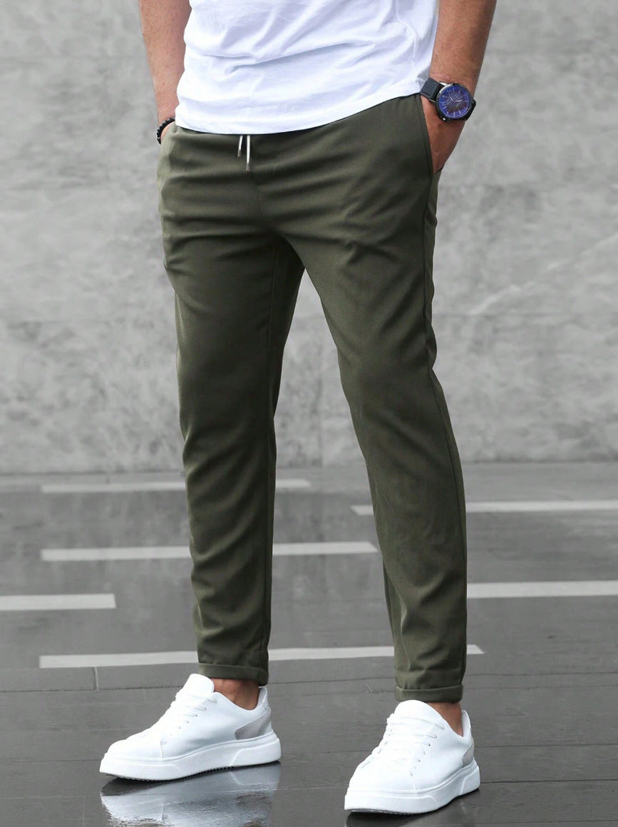 Draeven | Slim Fit Drawstring Trousers