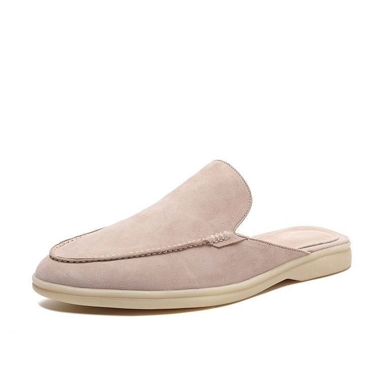 Keegan | Suede Style Backless Loafer Mules