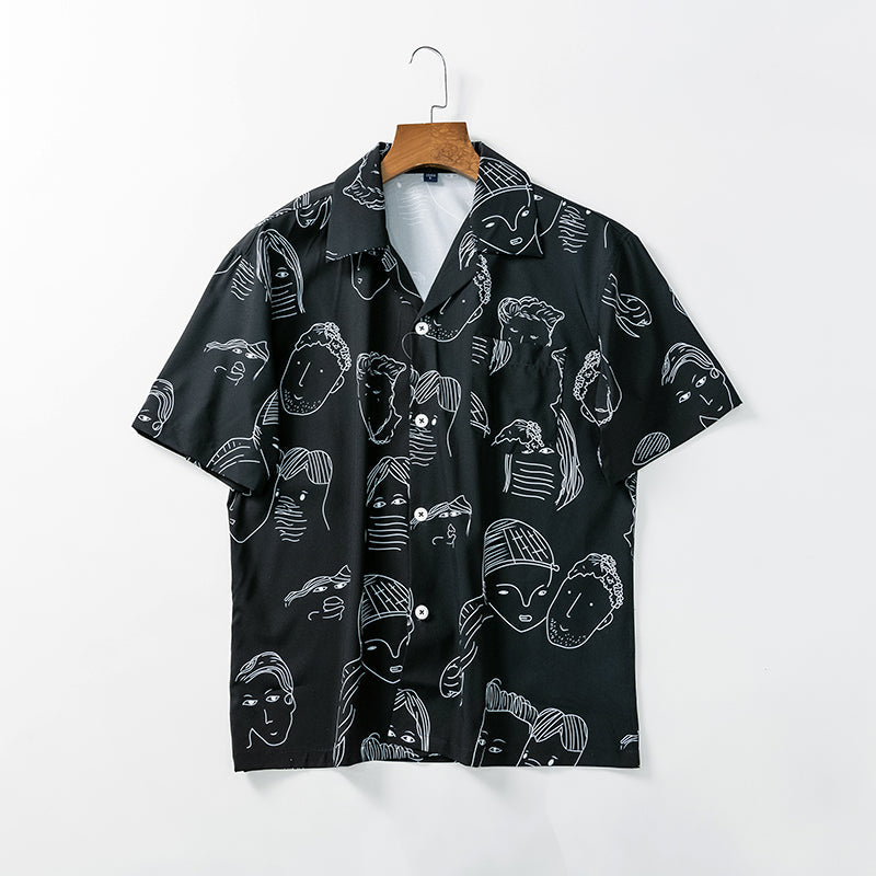 Asher | Abstract Print Resort Shirt