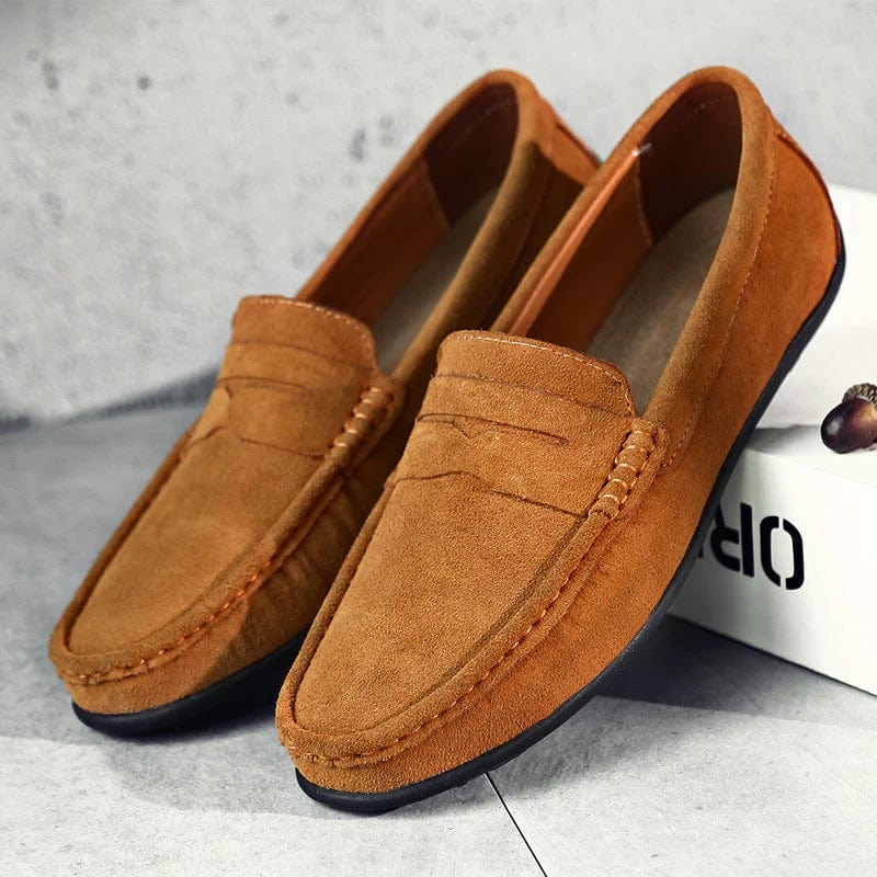 Reed | Classic Suede Penny Loafers