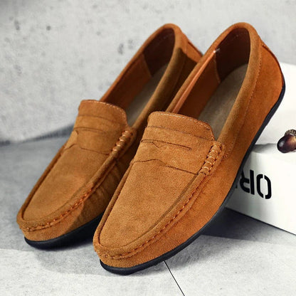 Reed | Classic Suede Penny Loafers