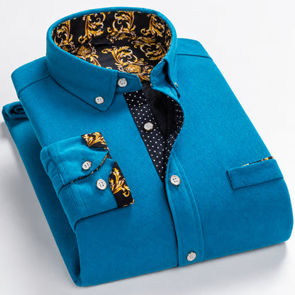 Wesley | Pattern Trim Button Front Shirt