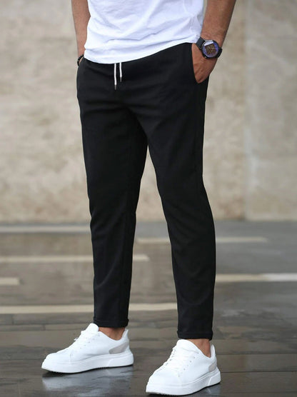 Conrad | Slim Fit Everyday Drawstring Trousers