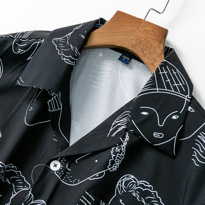 Asher | Abstract Print Resort Shirt