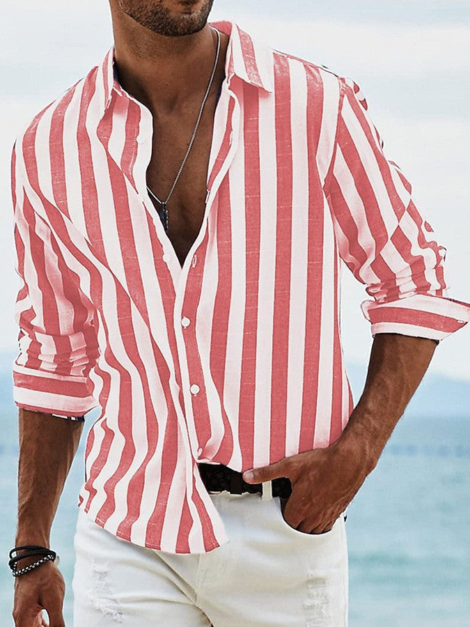 Montague | Classic Vertical Stripe Casual Shirt