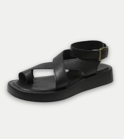 Zymeria | Cross Strap Platform Sandals
