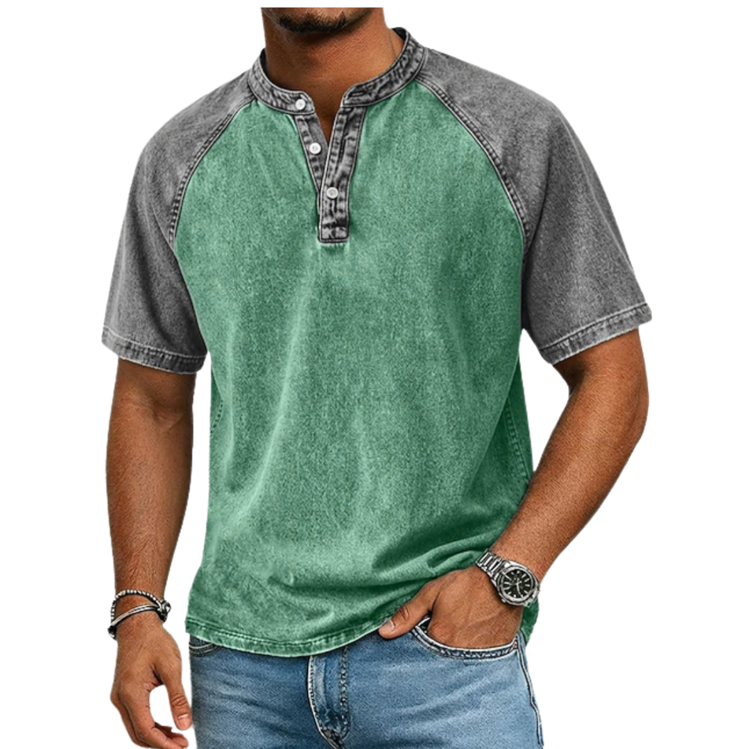 Quinton | Heritage Raglan Cotton Tee