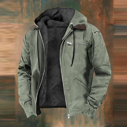Alwyn | Casual Fleece Lined Hooded Jacket