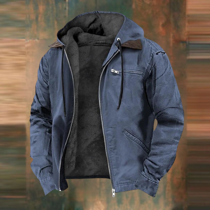 Alwyn | Casual Fleece Lined Hooded Jacket