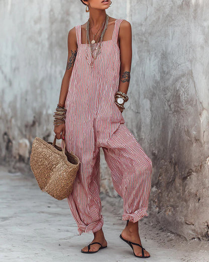 Gisellea | Lightweight Sleeveless Lounge Jumpsuit