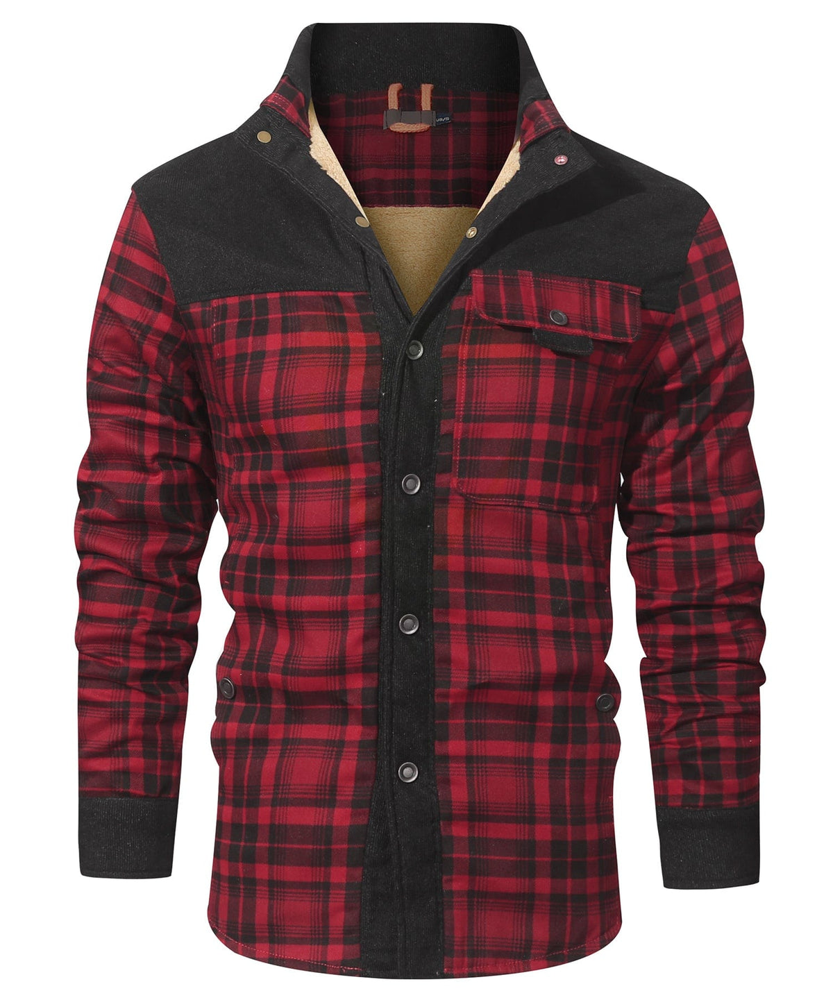 Lowen | Vintage Plaid Stand Collar Jacket