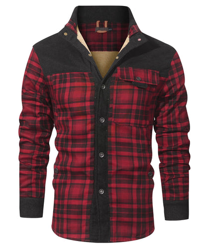 Dominic | Classic Plaid Button Up Jacket