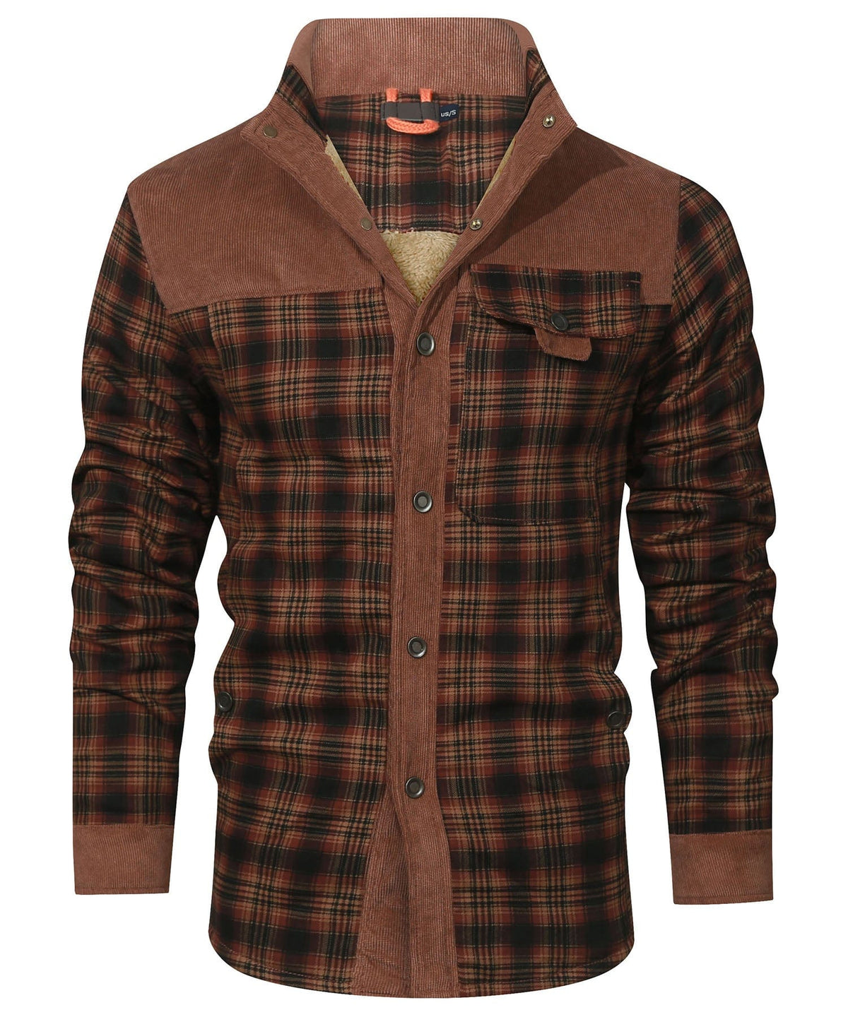 Lowen | Vintage Plaid Stand Collar Jacket