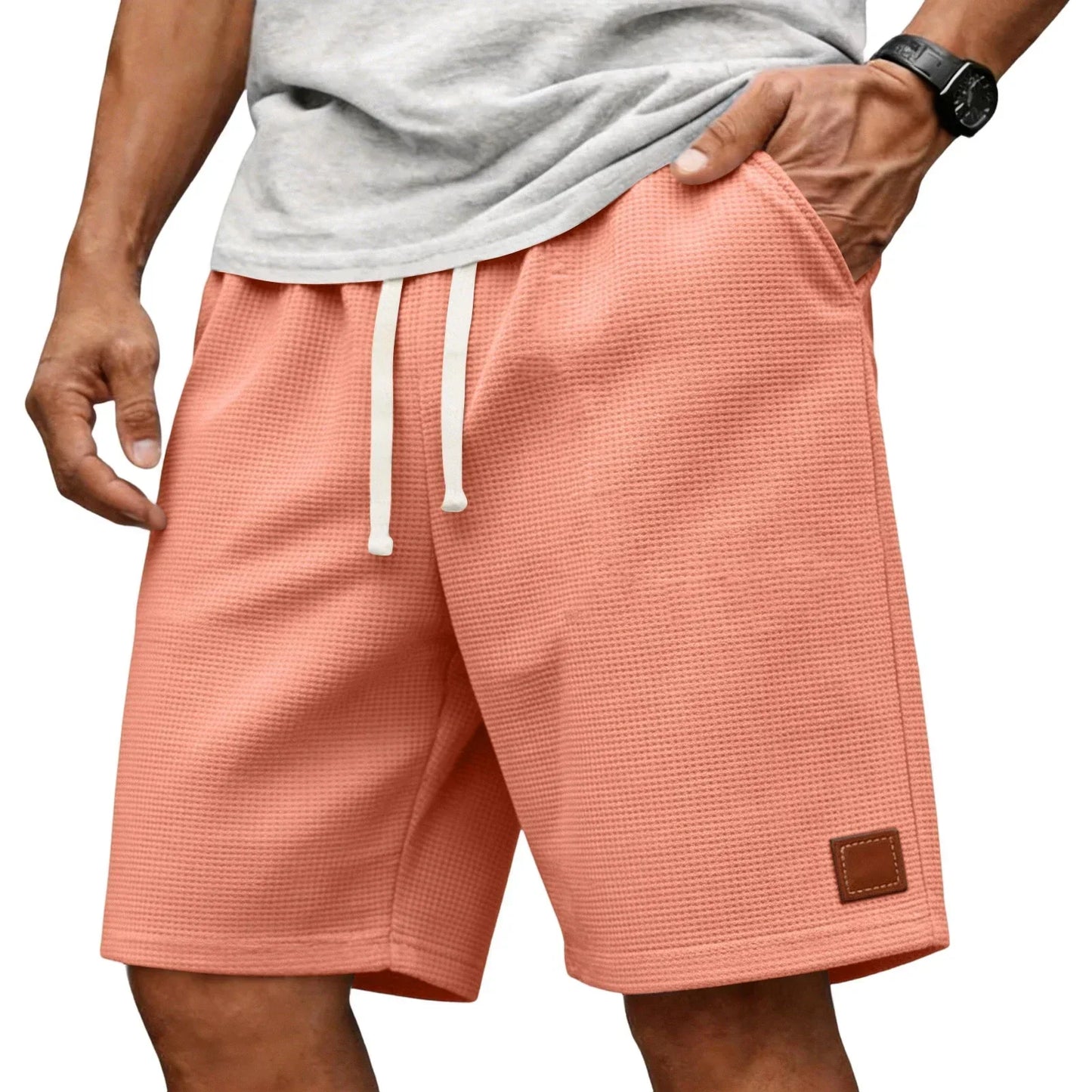 Edric | Lightweight Waffle Texture Shorts