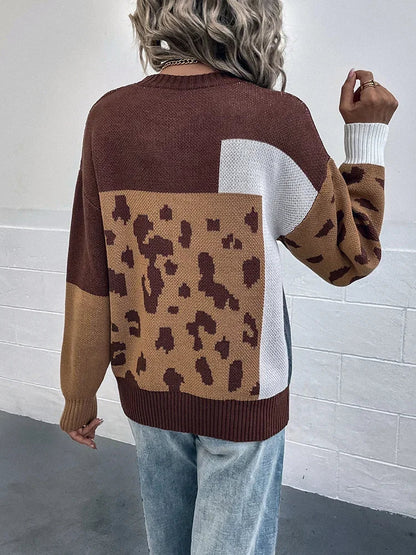 Wrenley | Soft Patchwork Knit Pullover