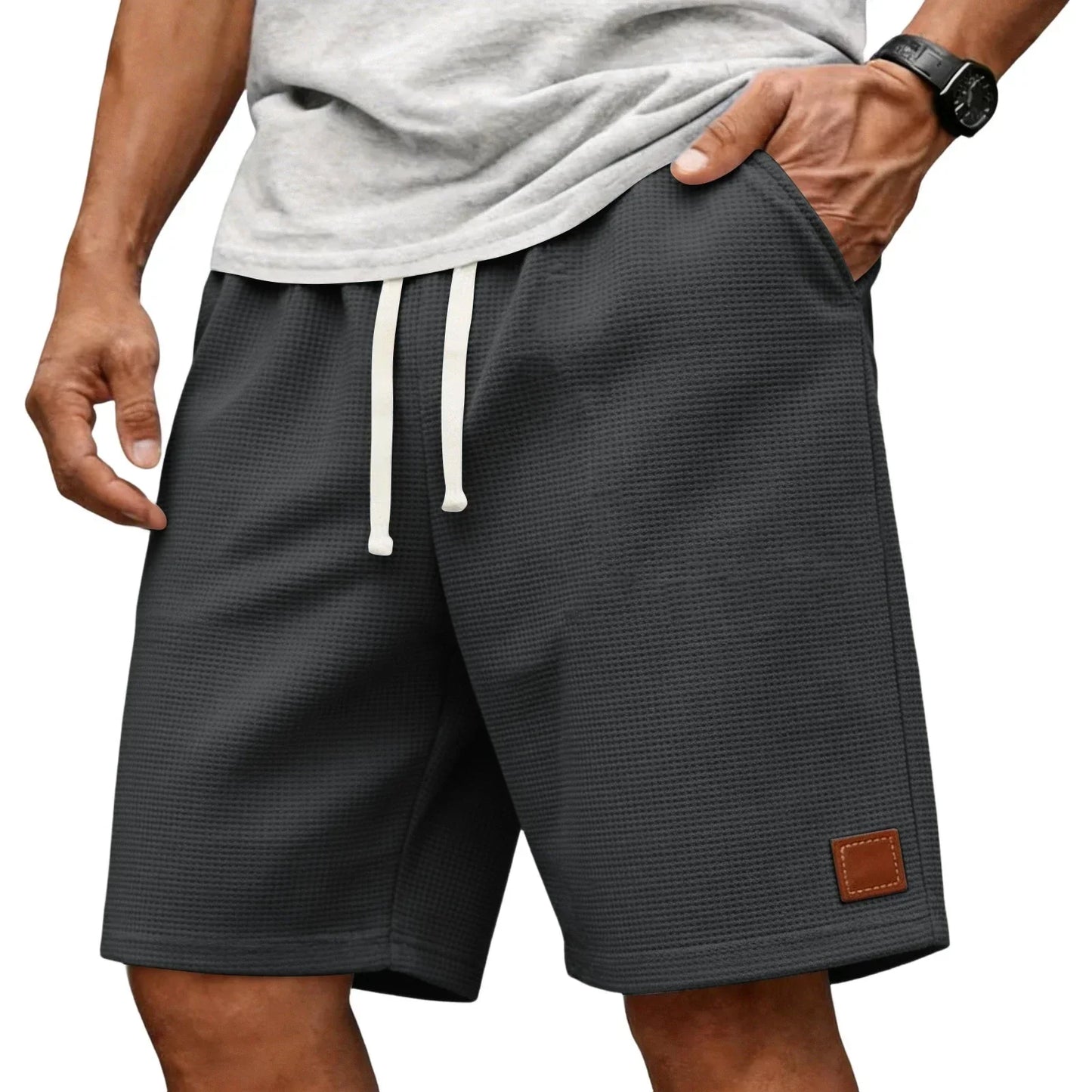 Edric | Lightweight Waffle Texture Shorts