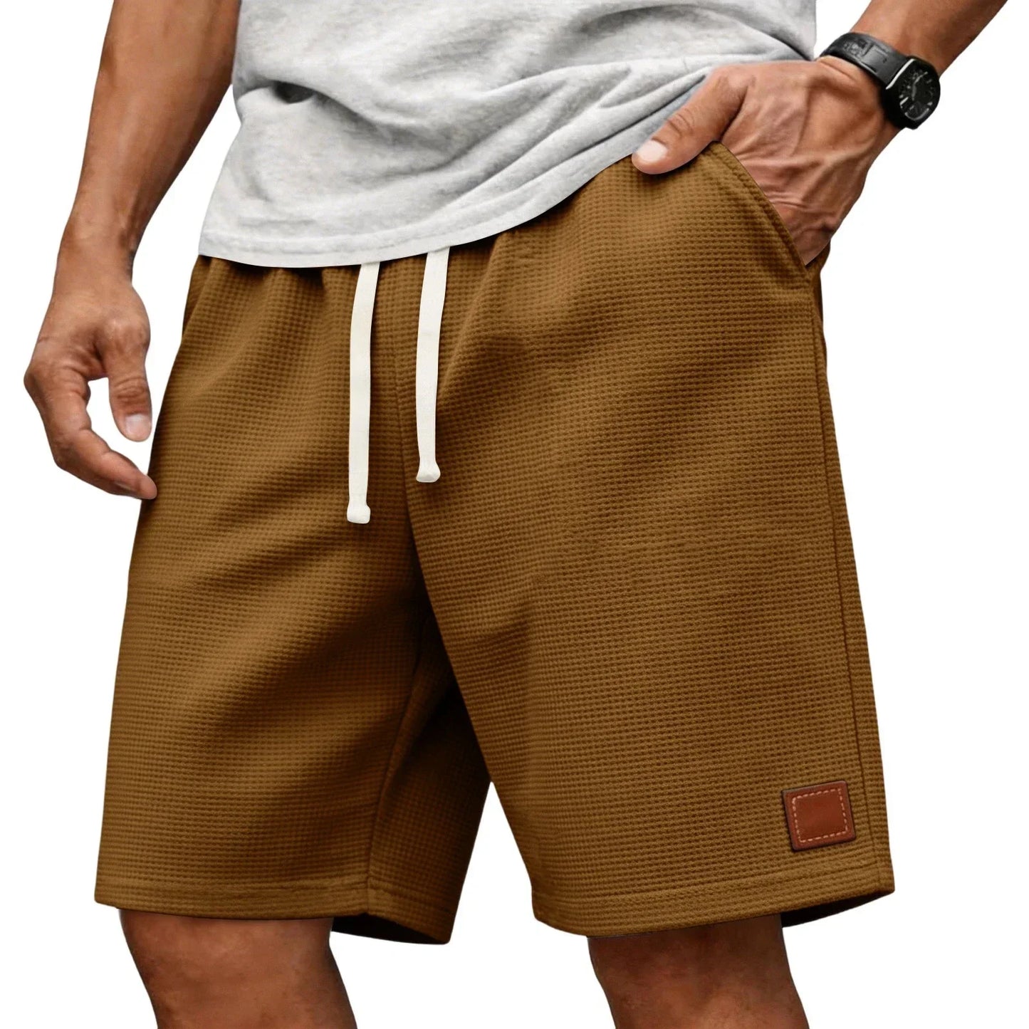 Edric | Lightweight Waffle Texture Shorts