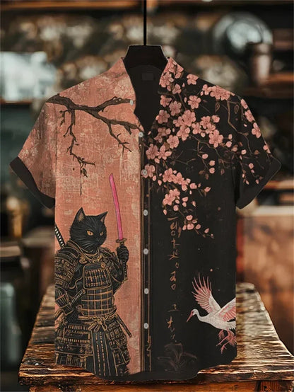 Breccan | Vintage Japanese Graphic Button Shirt