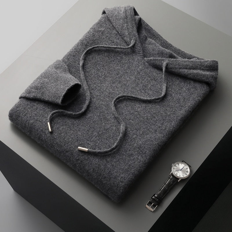 Dalton | Classic Knit Pullover Hoodie