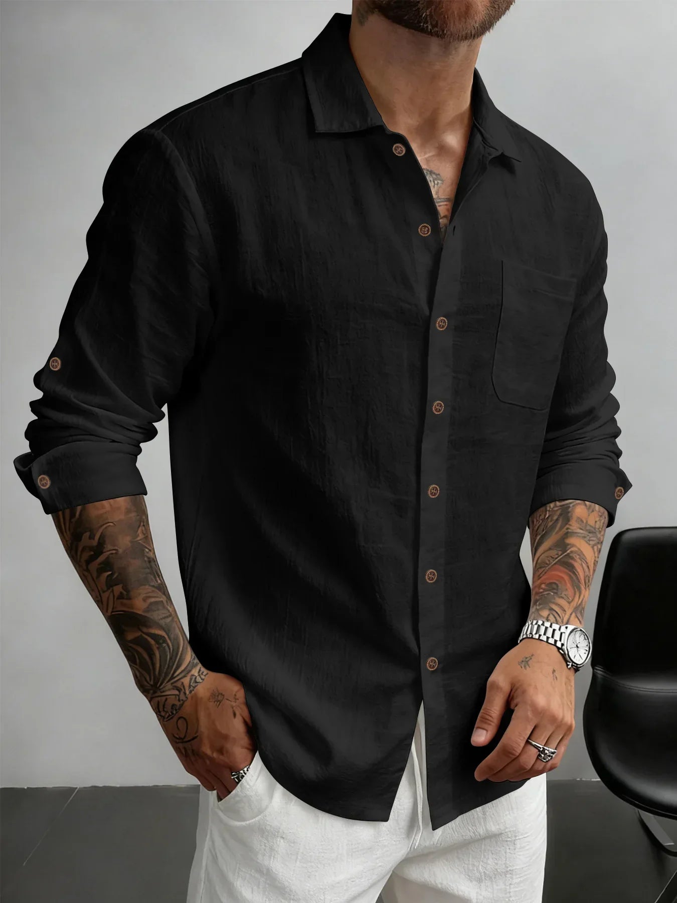 Evren | Breathable Roll Sleeve Shirt