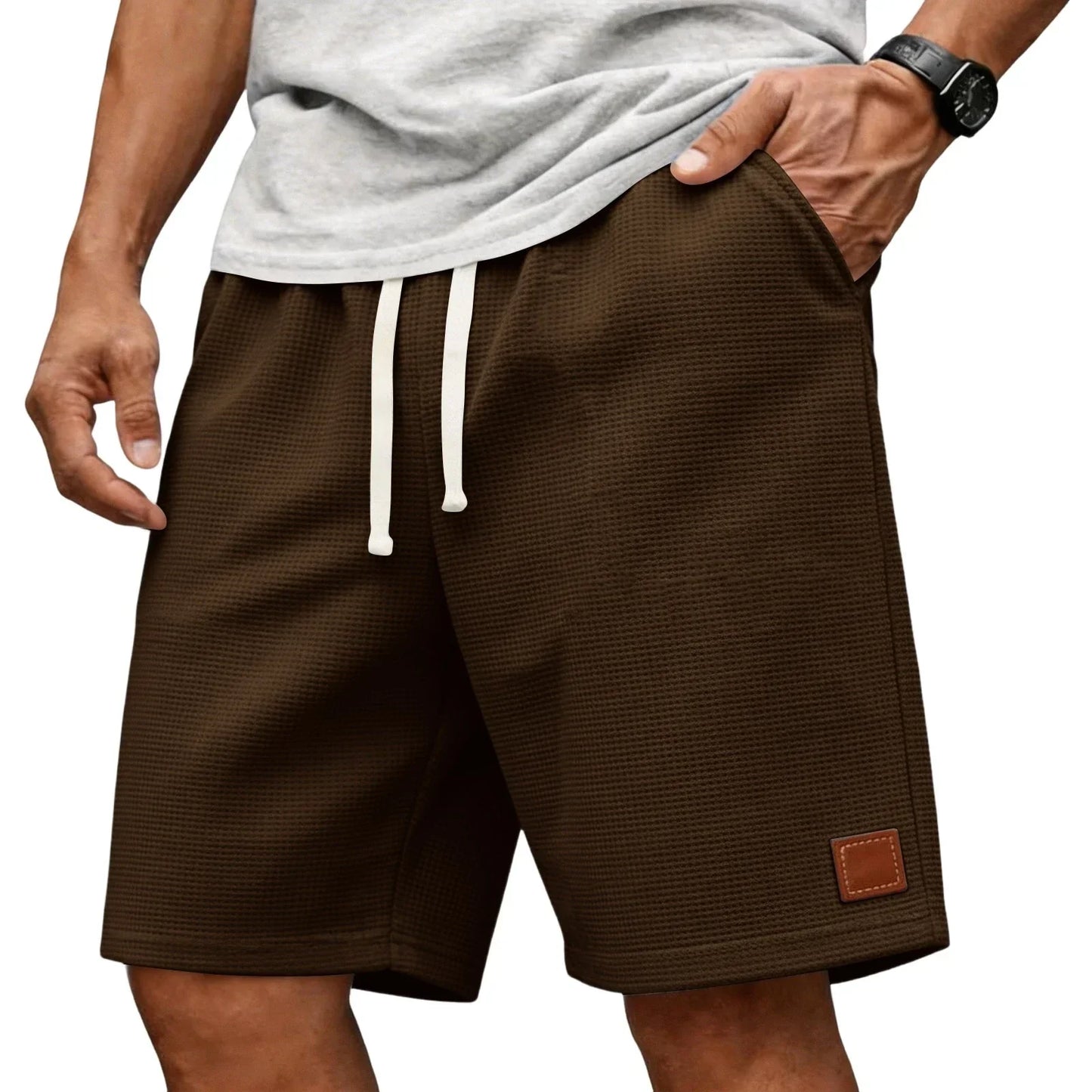 Edric | Lightweight Waffle Texture Shorts
