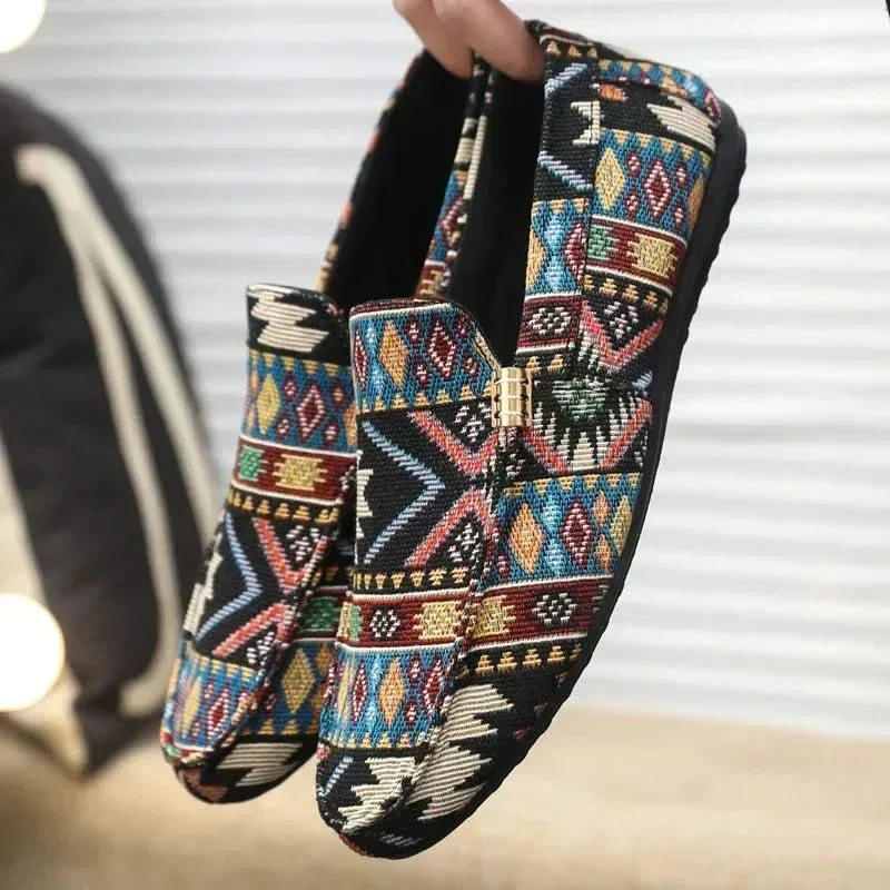 Darian | Tribal Print Comfort Loafers