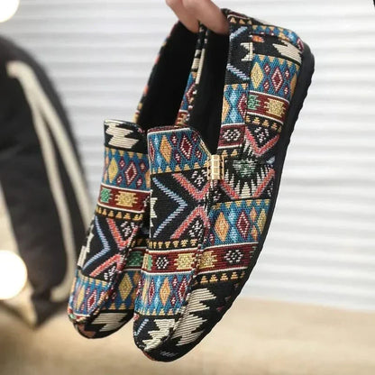 Darian | Tribal Print Comfort Loafers