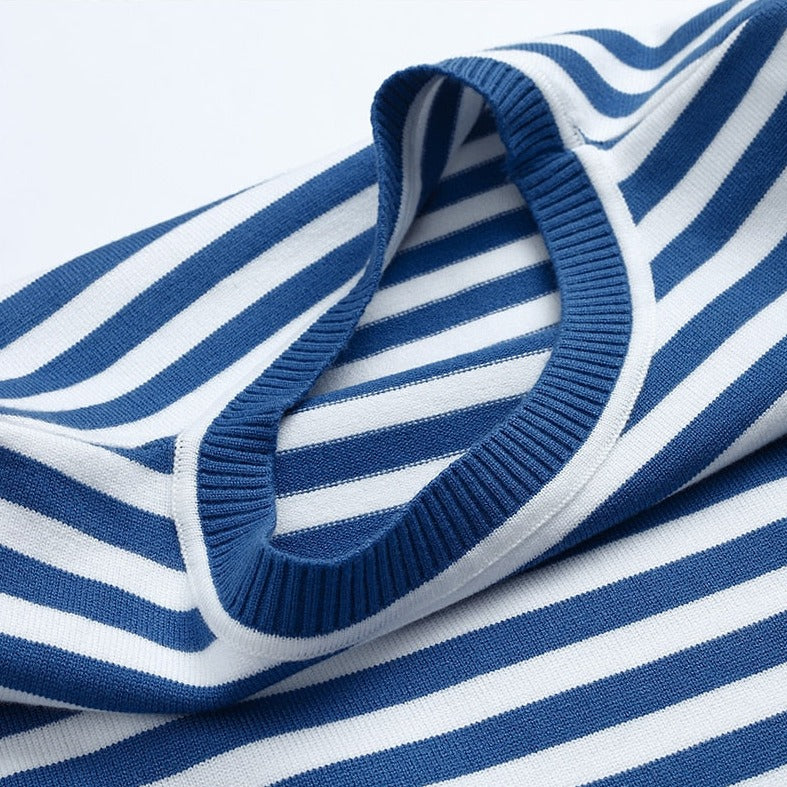 Orlaith | Casual Striped Long Sleeve Sweater