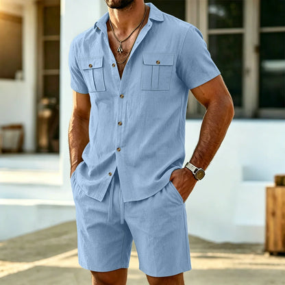 Grantham | Breathable Button Front Summer Set