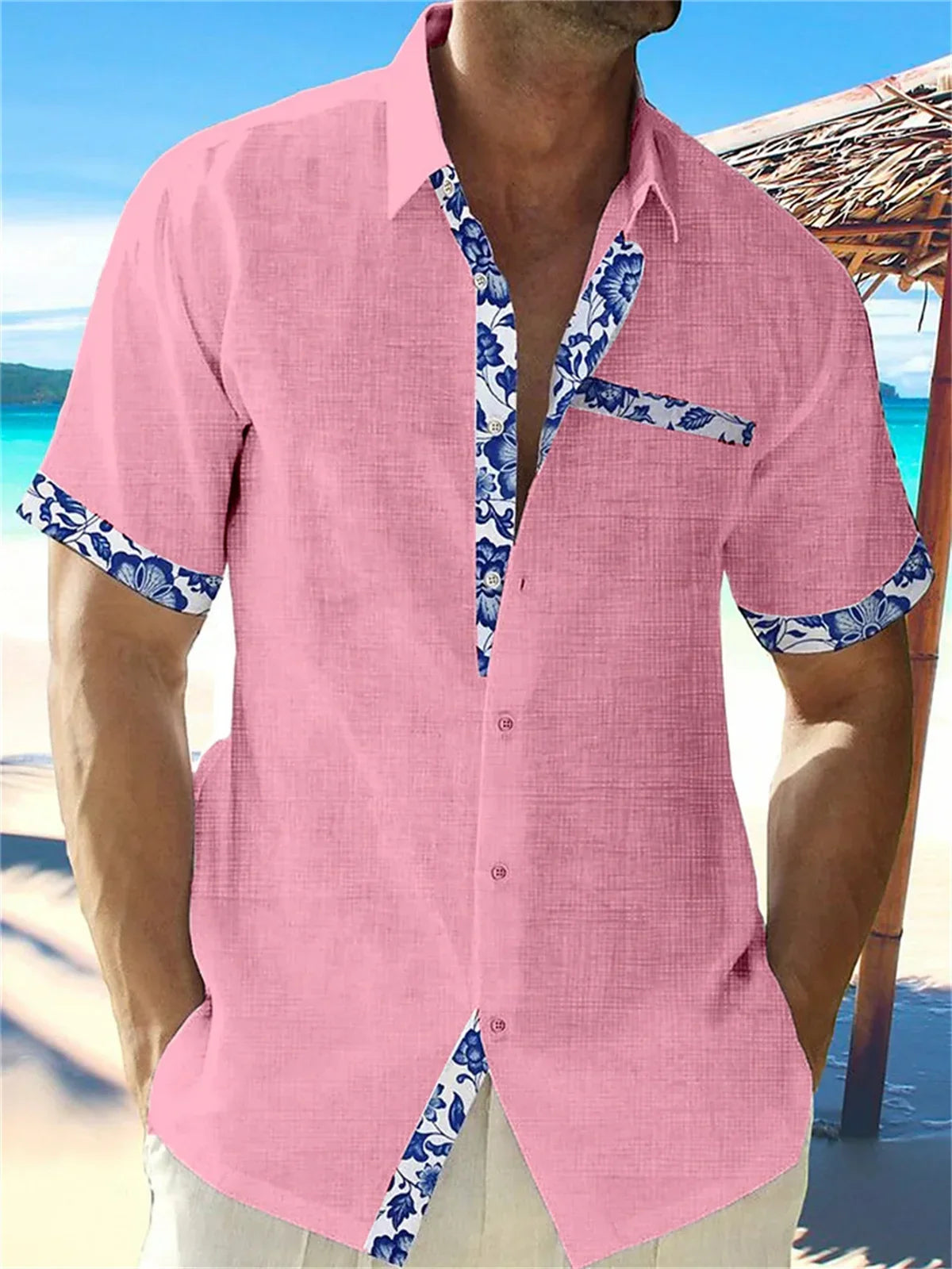Lucian | Vacation Style Casual Linen Shirt