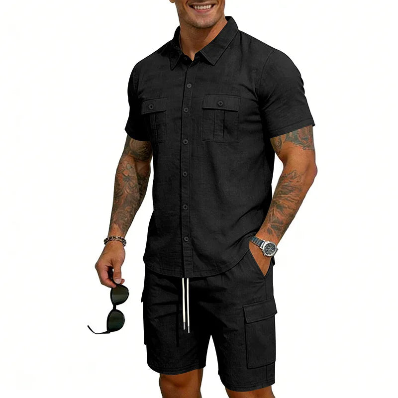 Blackwood | Breathable Utility Shirt And Shorts Set