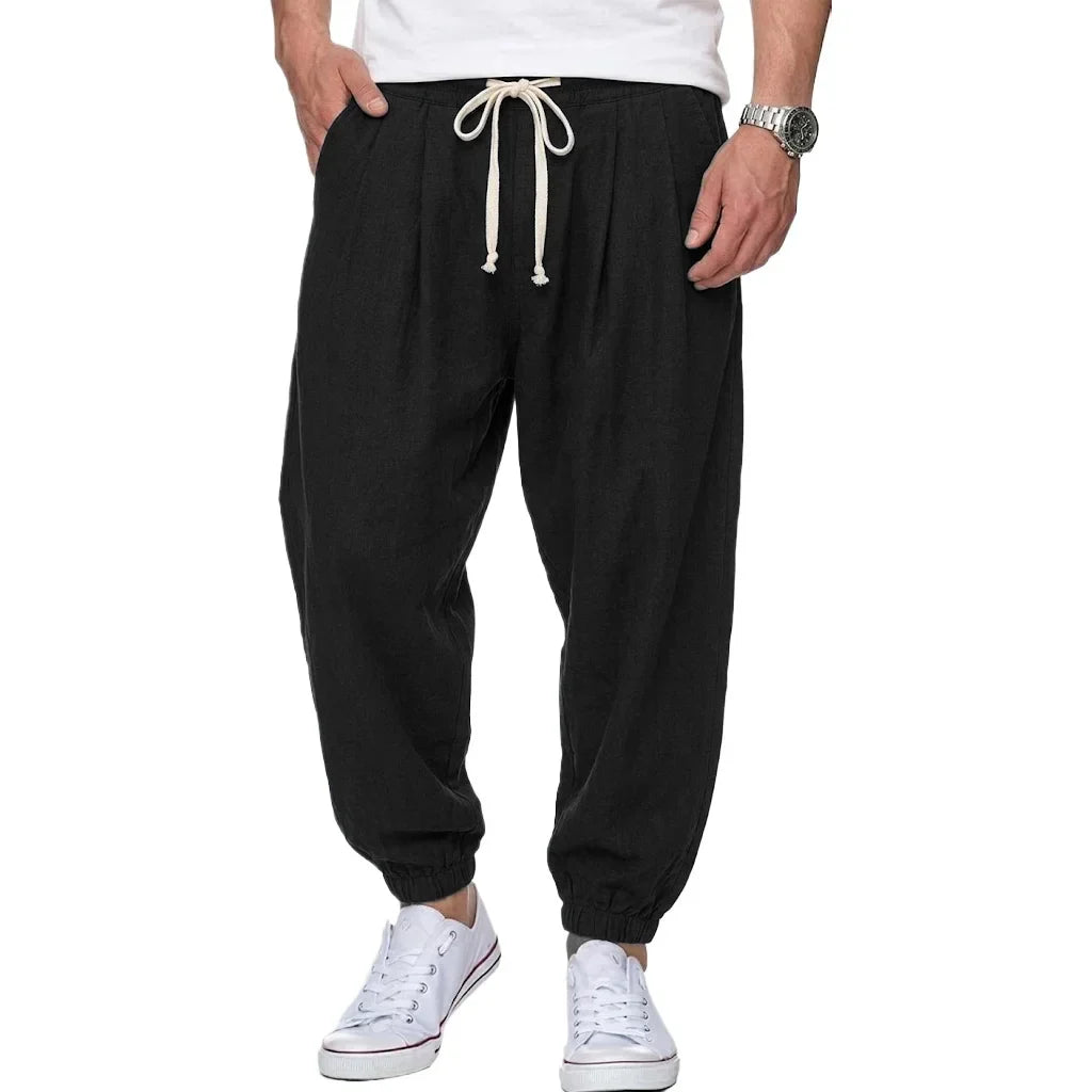 Ronan | Casual Linen Jogger Pants