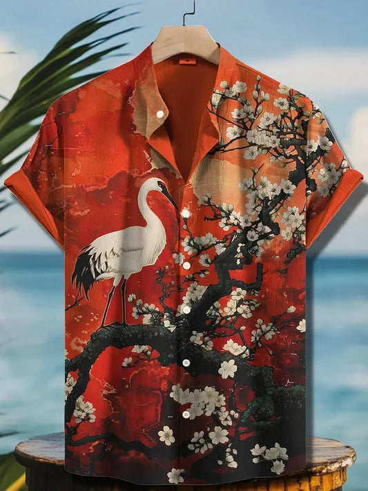 Breccan | Vintage Japanese Graphic Button Shirt