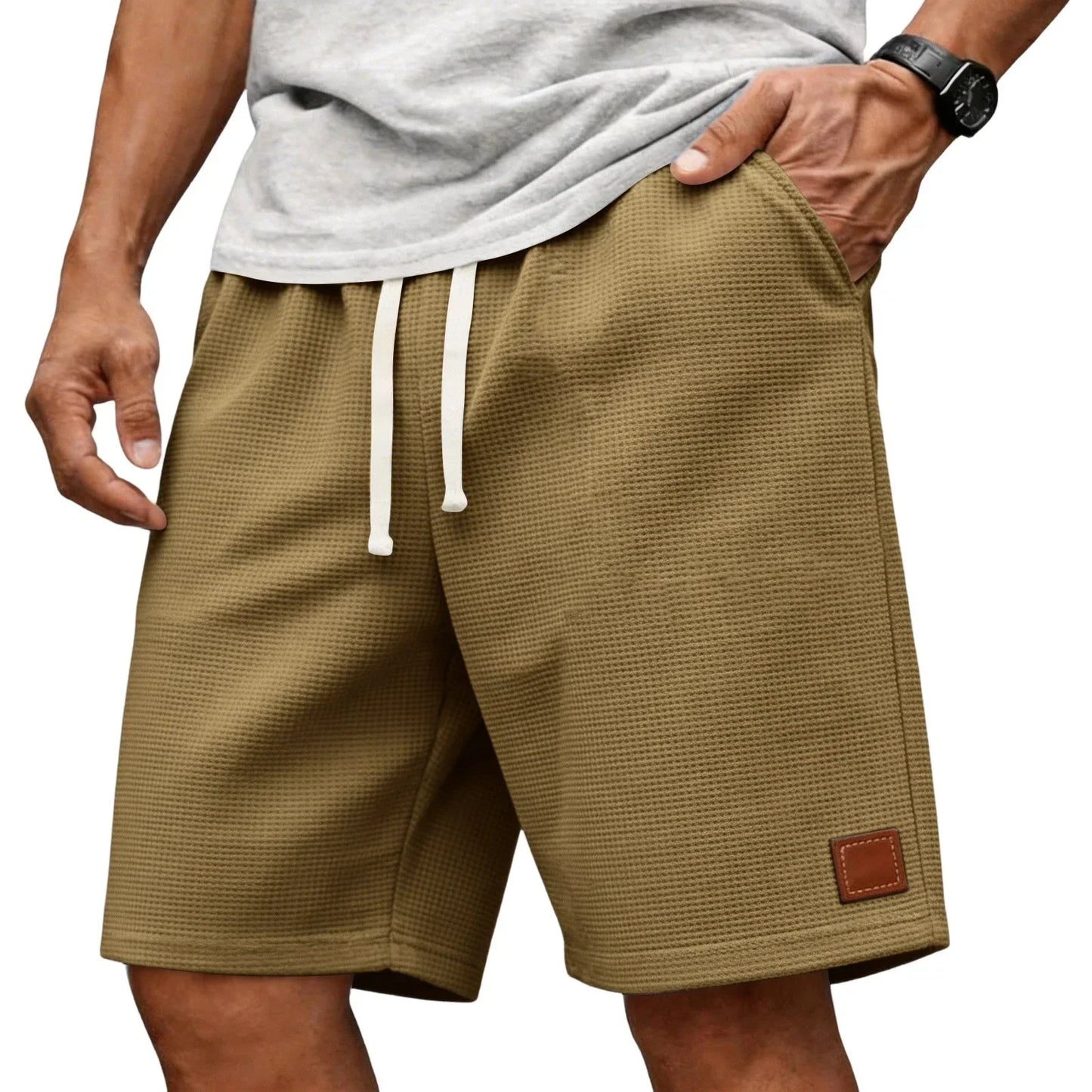Edric | Lightweight Waffle Texture Shorts