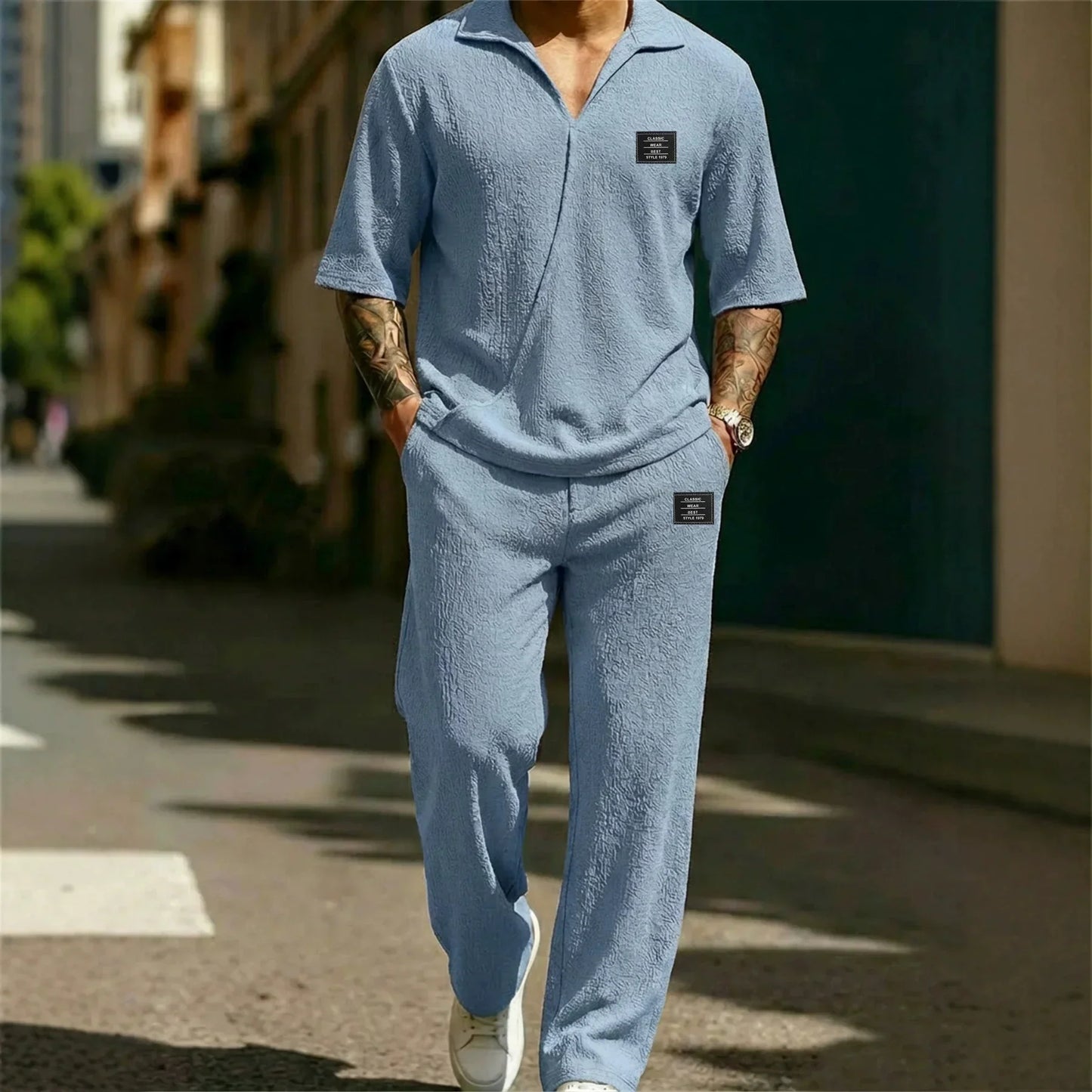 Branton | Relaxed Waffle Knit Co Ord Set