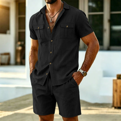 Grantham | Breathable Button Front Summer Set