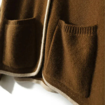 Isabeau | Refined Pocket Button Cardigan