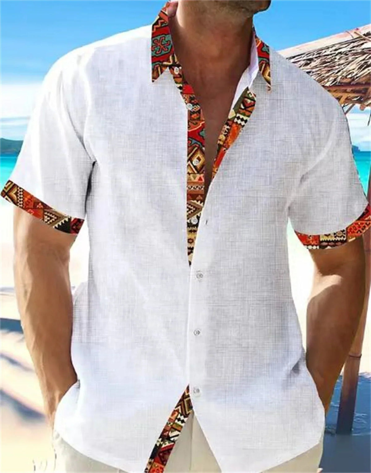 Lucian | Vacation Style Casual Linen Shirt