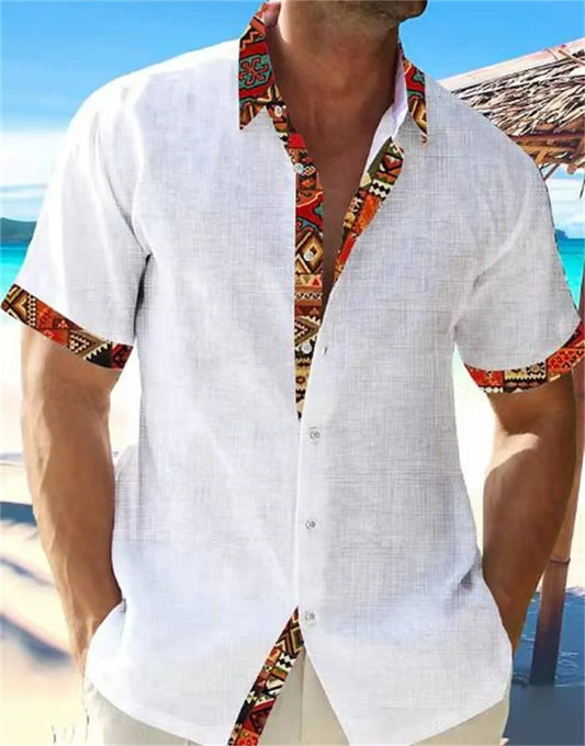 Lucian | Vacation Style Casual Linen Shirt
