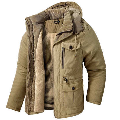 Darragh | Outdoor Fleece Lined Hooded Jacket