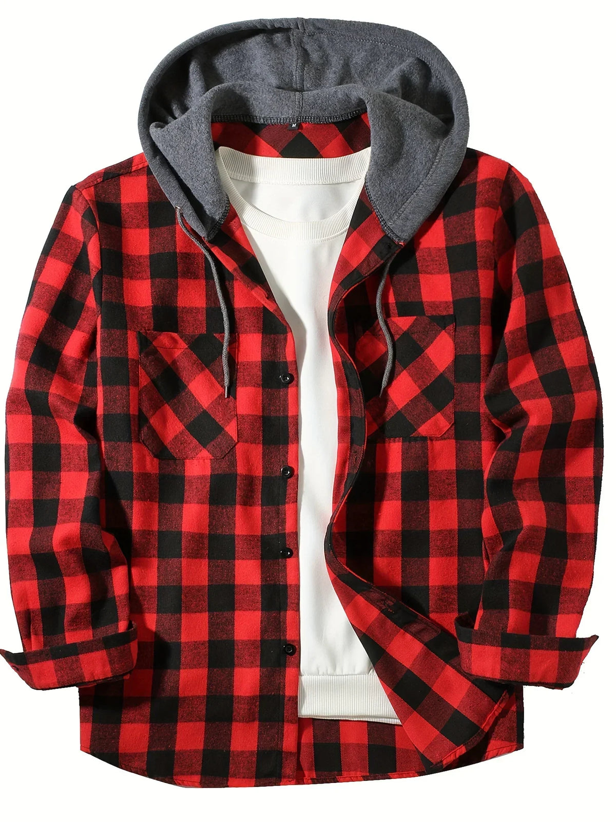 Perrick | Plaid Hooded Casual Jacket