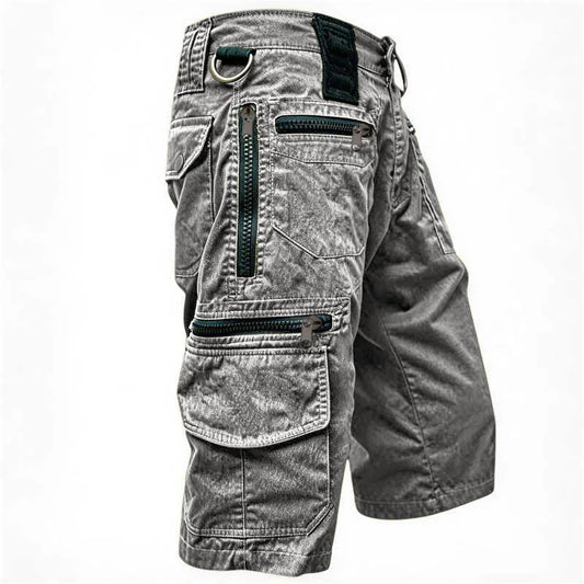 Thaddeus | Multi Pocket Utility Cargo Shorts