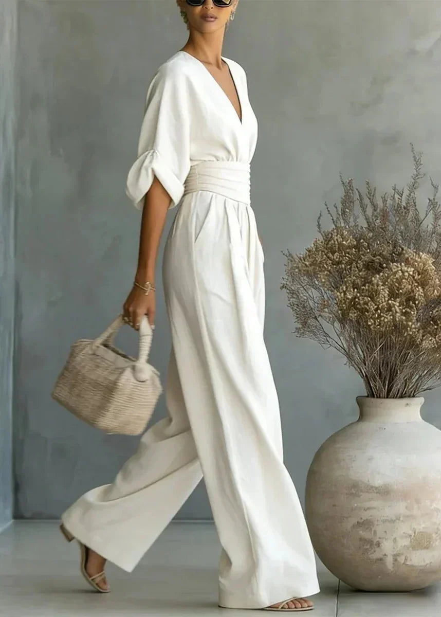 Aurellise | Elegant Wide Leg Jumpsuit